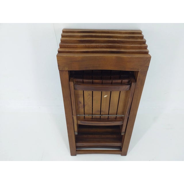 Mid-Century Folding Chairs by Aldo Jacober for Alberto Bazzani, 1960s, Set of 6 For Sale - Image 14 of 15