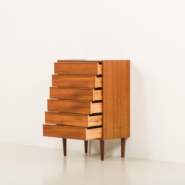 Mid-Century Modern Vintage Danish Teak Dresser, 1960s For Sale - Image 3 of 12