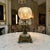 Victorian Loevsky & Loevsky Crystal Cherub Table Lamp in Gilt Bronze, 19.5", Hollywood Regency For Sale - Image 3 of 18