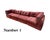 We have for your consideration a very beautiful vintage restored modular sectional velvet sofa. Sofa consists of a Modular...