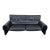 Dark Blue Black De Sede Ds 2011 Leather Sofa For Sale