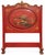 1930s 1930s Georgian Style Ball & Claw Red Chinoiserie Twin Bed Frames - Pair For Sale - Image 5 of 9
