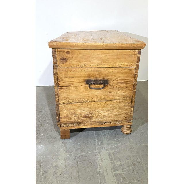 Mid 19th Century 19th Century German Pine Chest For Sale - Image 5 of 7