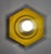 Mid-Century Yellow Ceiling Lamp, Italy, 1970s For Sale - Image 10 of 15