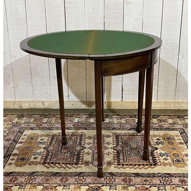 Early 20th Century English Mahogany Games Table For Sale - Image 9 of 16