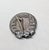 Silver Vintage Signed Napier Ad Piece Silvertone "Golden Time" Sundial Brooch, 1954 For Sale - Image 8 of 10