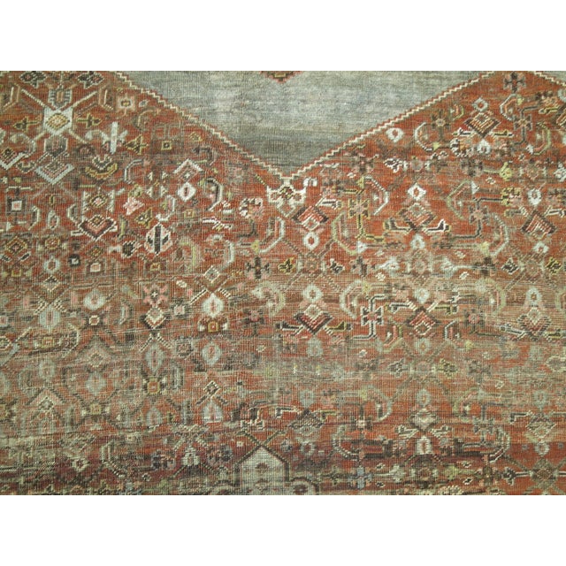 Zabihi Collection Tribal Persian Room Rug For Sale - Image 11 of 12