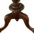 Antique Irish Carved Burl Walnut Spiral Twist Pedestal Tripod Wine Table 1860 For Sale - Image 11 of 18