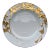 Antique Philippe Deshoulieres Decorative Dinner Plate With Gold Flowers For Sale