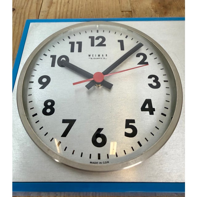 Vintage East German Kitchen Wall Clock from Weimar, 1970s For Sale - Image 10 of 18