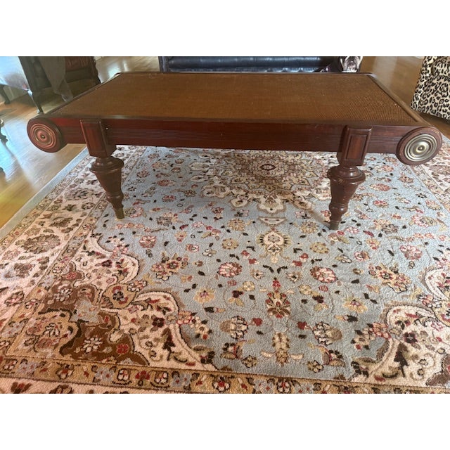 Mid - Century Modern Regency Style Coffee Table For Sale - Image 4 of 6