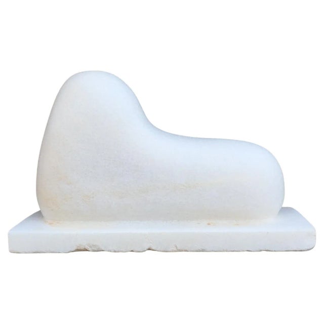 Aries Hand Carved Marble Sculpture by Tom Von Kaenel For Sale - Image 6 of 6