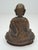 18thC Tibetan Bronze Lama Statue - Heavy 10oz Portrait Monk Dharmachakra Mudra For Sale - Image 11 of 18