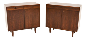 Vintage Danish Cabinets, 1960s, Set of 2