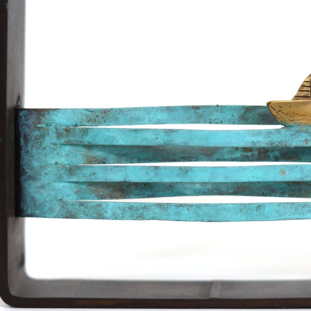 Gentle Journey 3/25 - Limited Edition Contemporary Bronze and Iron Travel Sculpture For Sale In Los Angeles - Image 6 of 9