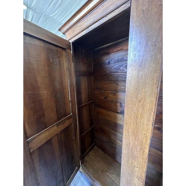 Charles X Wardrobe in Walnut For Sale - Image 10 of 17