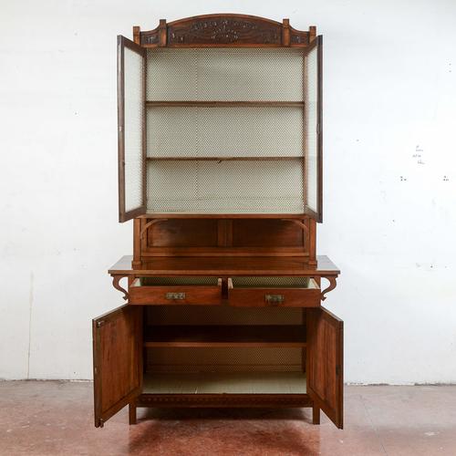 2-Body Sideboard Display Cabinet For Sale - Image 5 of 9