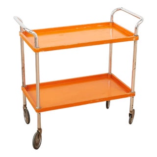 B47 Bar Trolley with Chrome-Plated Tubular Steel Frame, 1932 For Sale