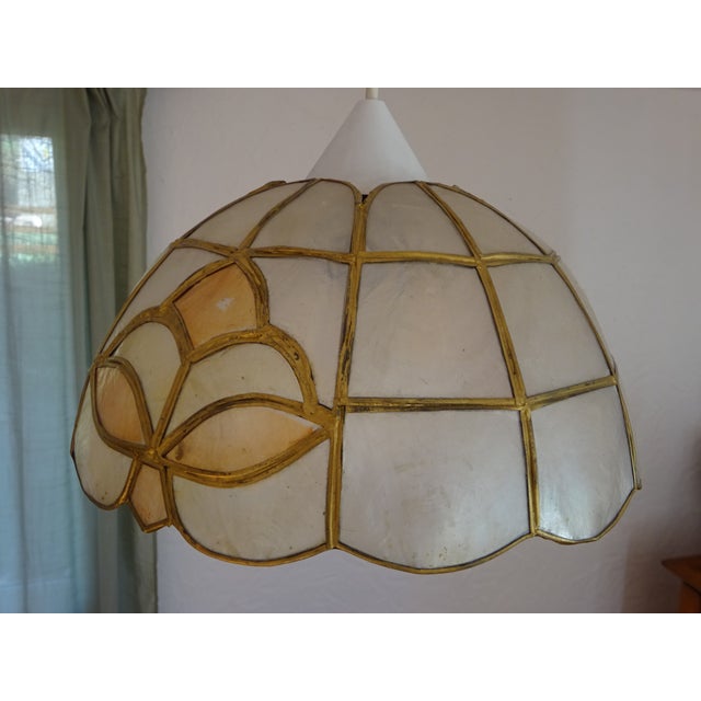 Vintage Glass Pendant Light, 1970s For Sale - Image 3 of 12