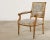 Wood Pair of French Louis XVI Style Carved Beech Armchairs For Sale - Image 7 of 18