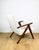 Vintage B-310 VAR Armchair in White Bouclé and Wood, 1970s For Sale - Image 10 of 12