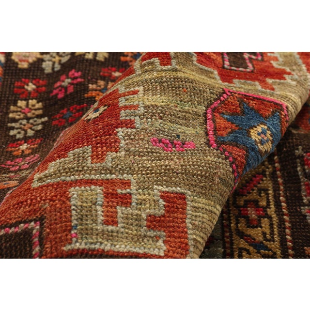 Late 19th Century Caucasian Kurd Rug, 04'02 X 06'10 For Sale In Dallas - Image 6 of 10