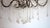 Metal and Murano Glass Six-Light Drop Chandelier, 1950s, in Very Good conditions. Designed 1950 to 1959 I have official...