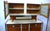 Mid-Century Modern Mid-Century Modern Kitchen Cupboard Angled Shape in Wood and Veneer, 1950s For Sale - Image 3 of 6