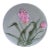 Small German Majolica Tulip Plate Circa 1900 For Sale