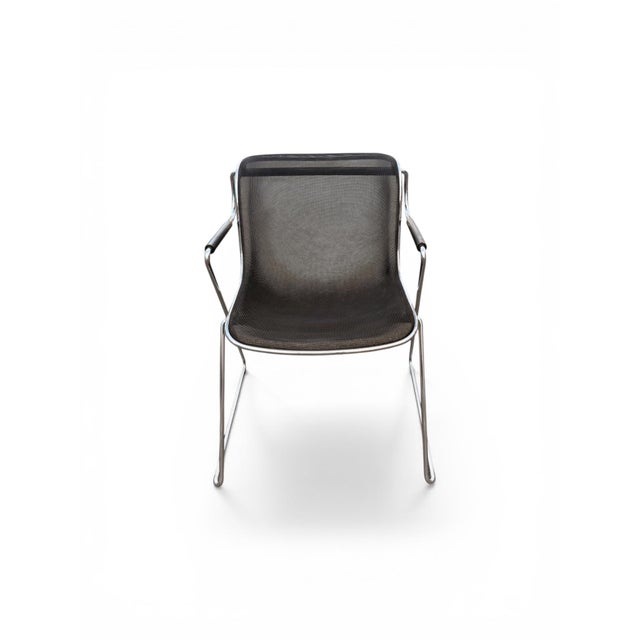Hollywood Regency Chair by Charles Pollock for Castelli, 1982 For Sale - Image 3 of 10