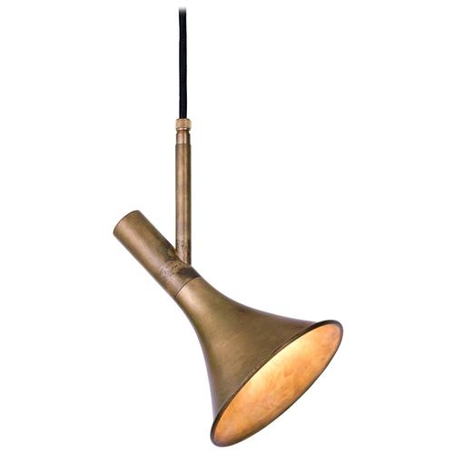 Metal Megafon Angle Flush Mount in Raw Brass by Jesper Ståhl for Konsthantverk For Sale - Image 7 of 7