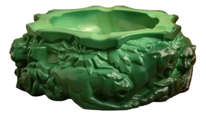 Malachite Ashtray by Hoffman