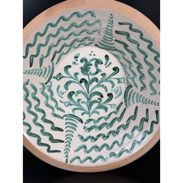 Large Spanish Fajalauza Lebrillo Bowl For Sale - Image 3 of 12