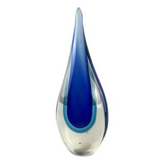 Vintage Murano Glass Sculpture by Flavio Poli, 1960s For Sale