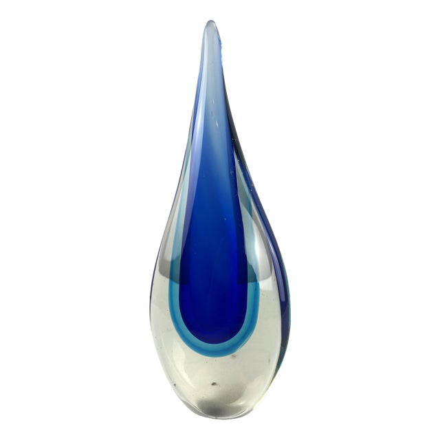 Vintage Murano Glass Sculpture by Flavio Poli, 1960s For Sale