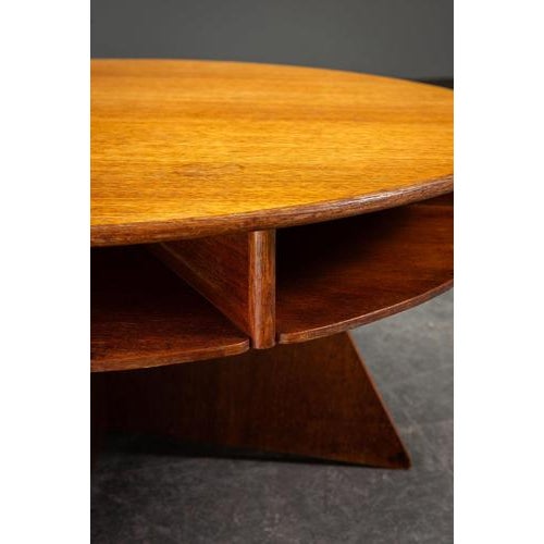 Brown Modernist Coffee Table, 1960s For Sale - Image 8 of 12