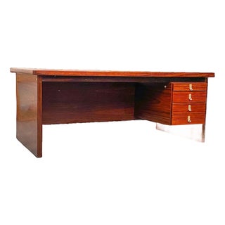 Mid 20th Century Danish Rosewood Executive Desk For Sale