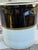 A fantastic, highly collectible antique early 20th century American primitive two tone stoneware utility crock....