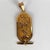 Egyptian Heiroglyphics Tablet 18K Yellow Gold Charm Pendant, 1950s For Sale - Image 6 of 11