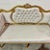 French Rococo Style Off-White Velvet Set of Chairs and Settee - 3 Pieces For Sale - Image 11 of 13