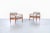 Mid-century modern walnut lounge chairs designed by Adrian Pearsall for Craft Associates, United States, circa 1960s. This...