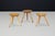 Set of Three Rustic Mid-Century Tripod Stools in Solid Wood, France, 1950s. A character-rich trio of French rustic stools...