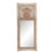A French Painted and Carved Trumeau Mirror, Early to Mid 19th C. For Sale