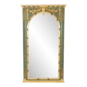 19th Century Painted / Gilded Italian Pier Mirror