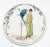 Vintage Villeroy and Boch 1900 Art Deco design, woman with parrot. Villeroy & Boch Design 1900 Porcelain collectible...