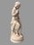 Art Nouveau Antique Victorian 11" Art Nouveau Figural Parian Statue of a Maiden & Dove For Sale - Image 3 of 8