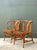 Wood Vintage 1940s Danish Tove Kindt Larsen for Robert Wengler Stick Rattan Lounge Chairs - A Pair For Sale - Image 7 of 12