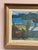 Original Swedish Oil on Panel – “Dockstafjärden” by Harald Öman – Framed 55 × 46 cm (21.7" × 18.1") A serene coastal...