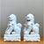 Vintage Blanc De Chine Porcelain Foo Dogs - Pair For Sale - Image 11 of 12