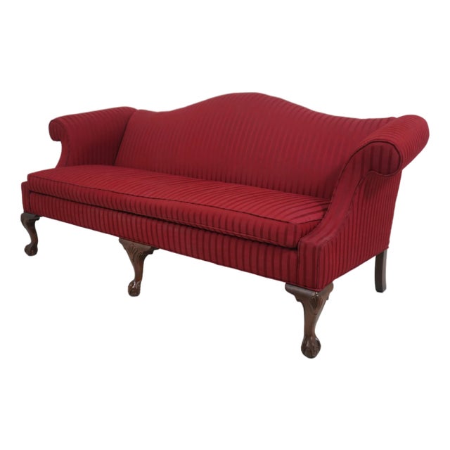 Ethan Allen French Country Camelback Sofa For Sale